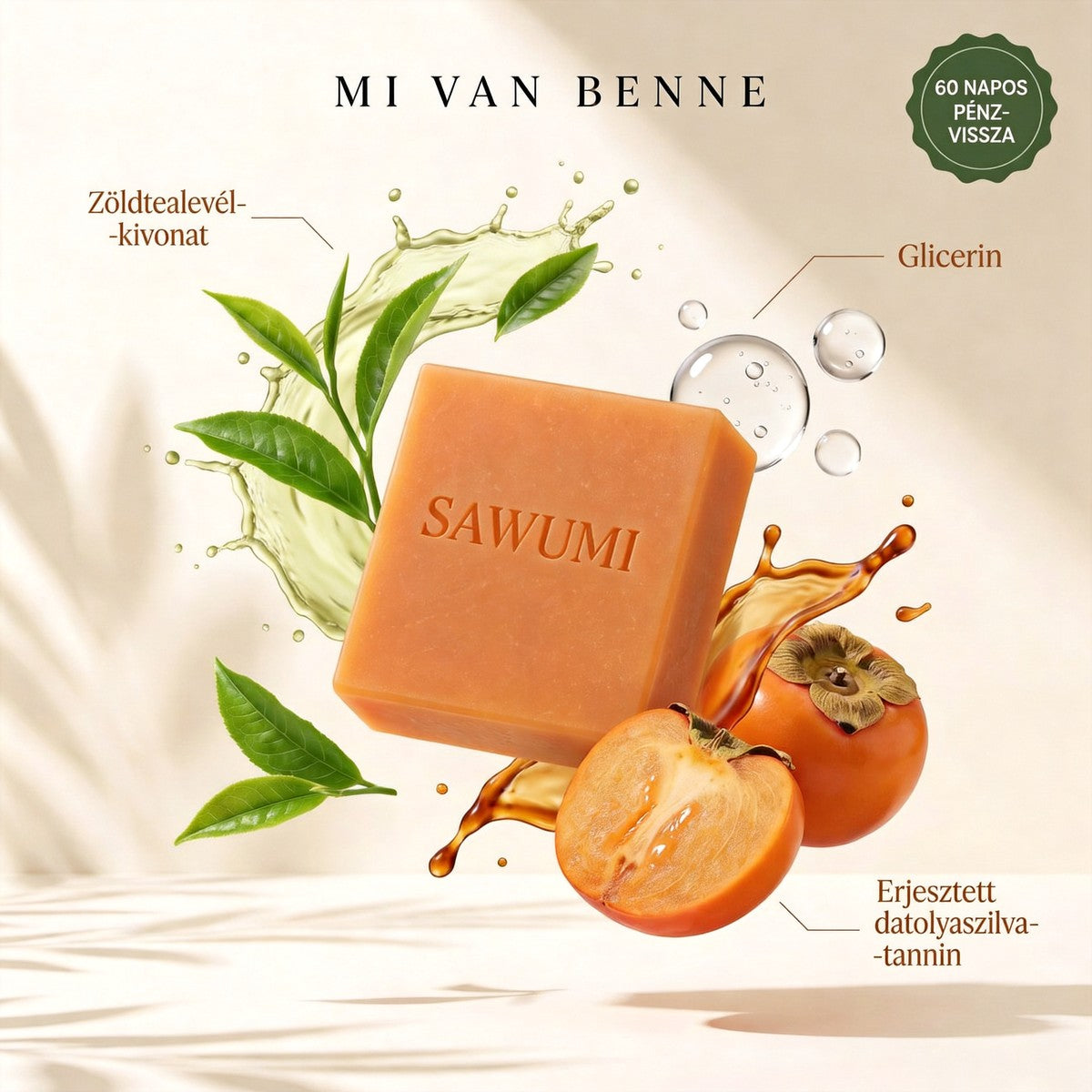 SAWUMI Japanese persimmon soap, image 5