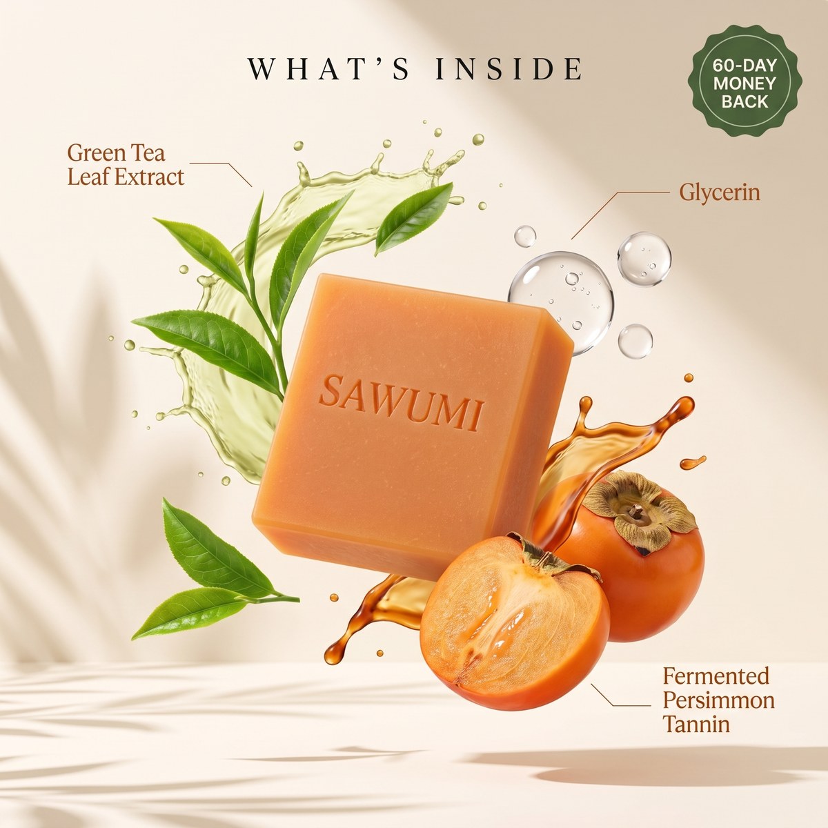 SAWUMI Japanese persimmon soap, image 5