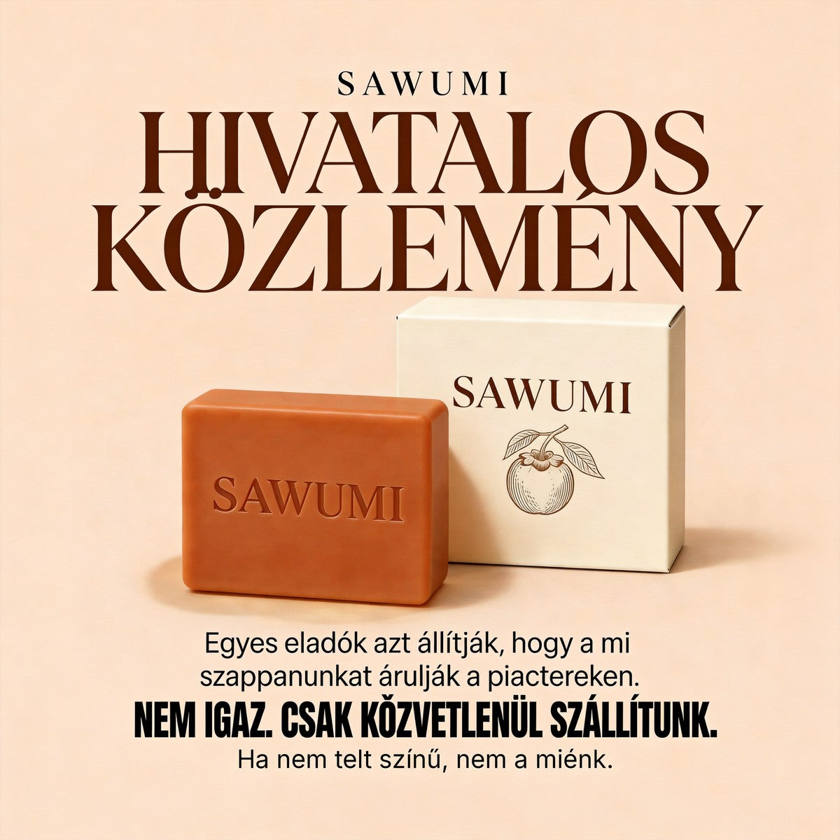SAWUMI Japanese persimmon soap, image 4