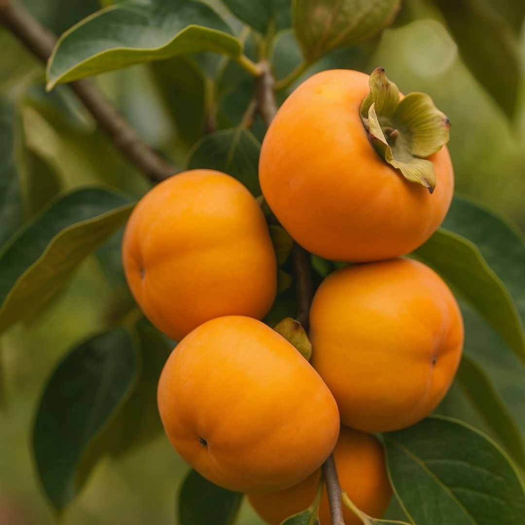 Japanese persimmon fruit and soap