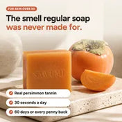 SAWUMI Persimmon Soap: the smell regular soap was never made for