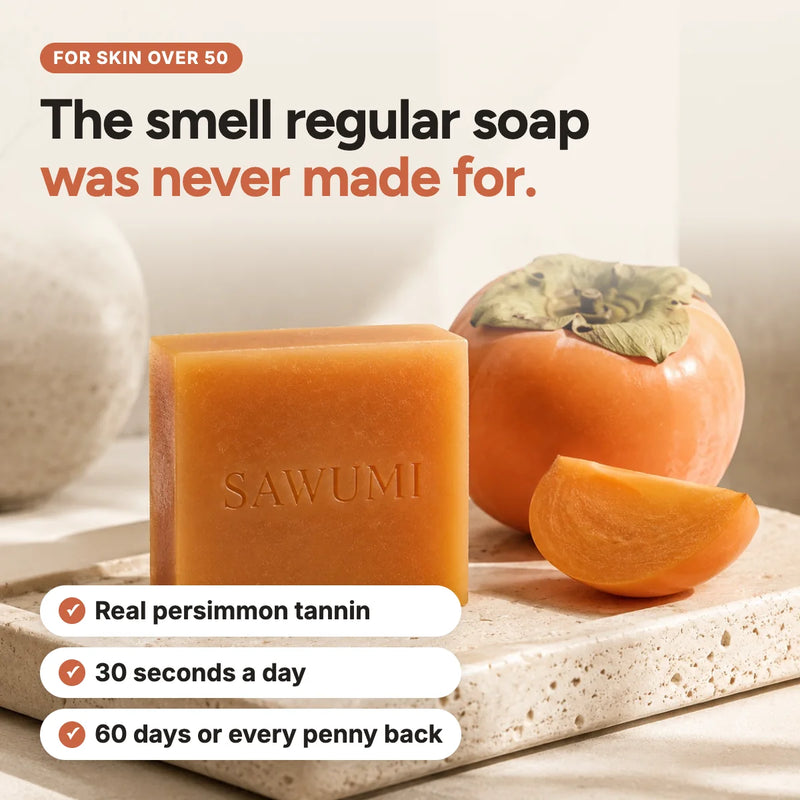 SAWUMI Persimmon Soap: the smell regular soap was never made for