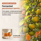 Fermented persimmon tannin, the answer Japan uses