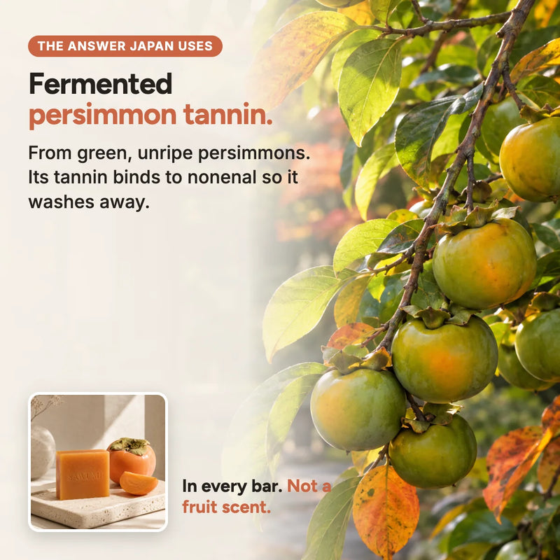 Fermented persimmon tannin, the answer Japan uses