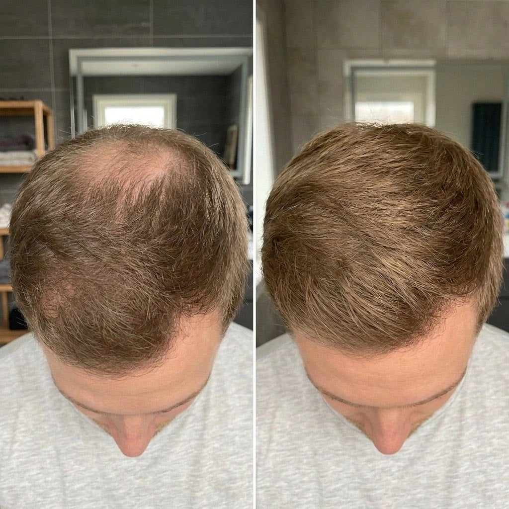 Before and after: crown density